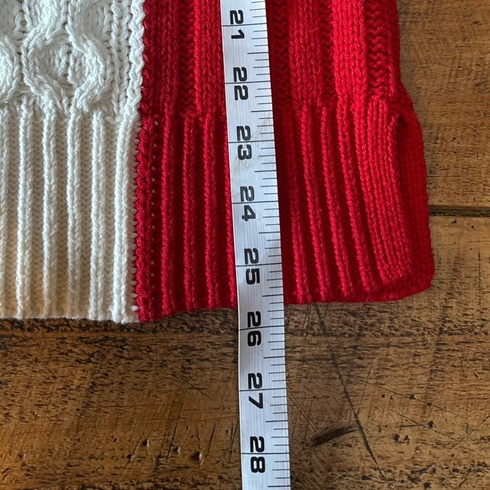 NWT Talbots Womens Mixed Stitch Turtleneck Colorblock Preppy Chunky Sweater S - Picture 7 of 8